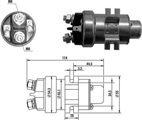 Solenoid Switch, starter